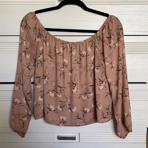 Off The Shoulder Floral Top